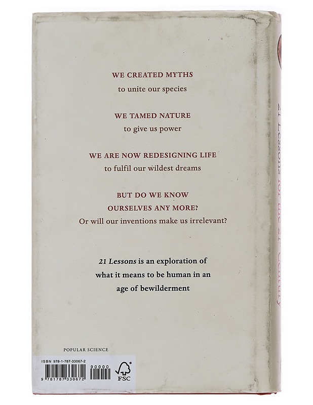 21 lessons for the 21st century - Yuval Noah Harari - Tietokirjat ja oppaat - 10105480332 - 1