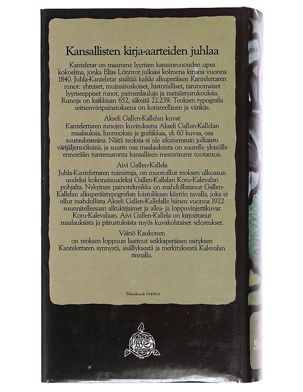 Kanteletar - Lönnrot, Elias - Runot ja näytelmät - 10105480351 - 1