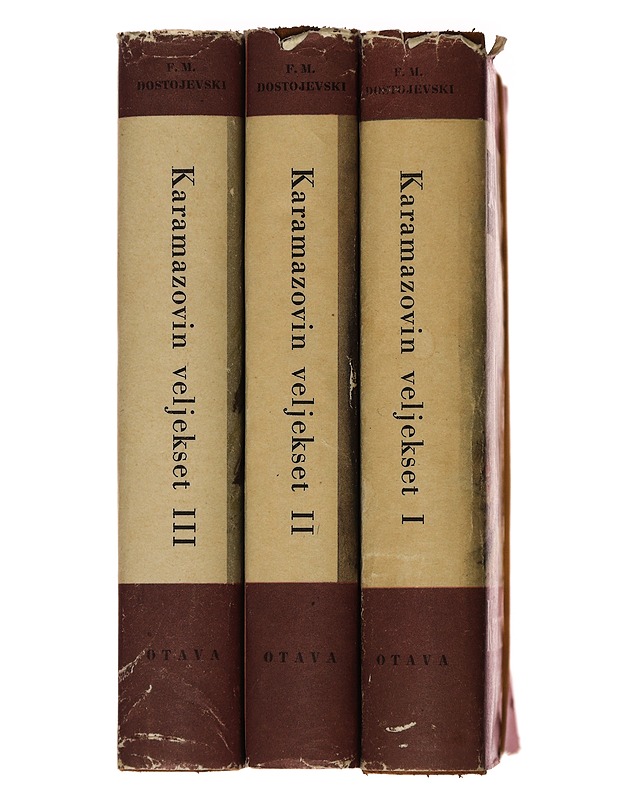 Karamazovin veljekset 1-3 - Fjodor Dostojevski - Romaanit ja novellit - 10105480358 - 2