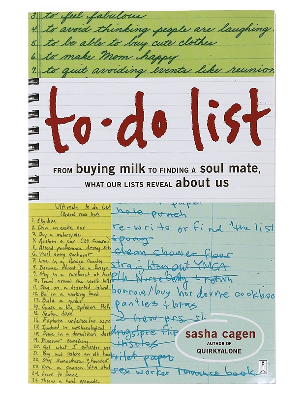 To-do list - Sasha Cagen - Hyvinvointikirjat - 10105480394 - 0