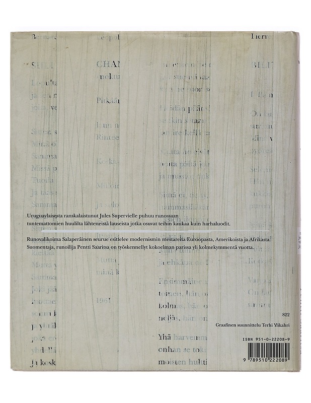 Salaperäinen seurue / runoja jotka tulivat ja jäivät - Saaritsa, Pentti - Romaanit ja novellit - 10105480396 - 1
