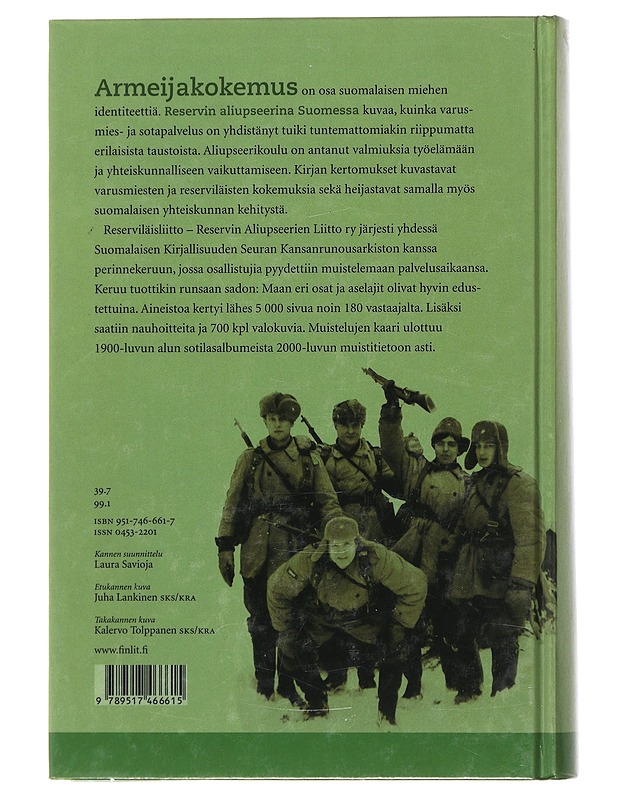 Reservin aliupseerina Suomessa - Allonen, Pekka - Elämäkerrat ja muistelmat - 10105480429 - 1