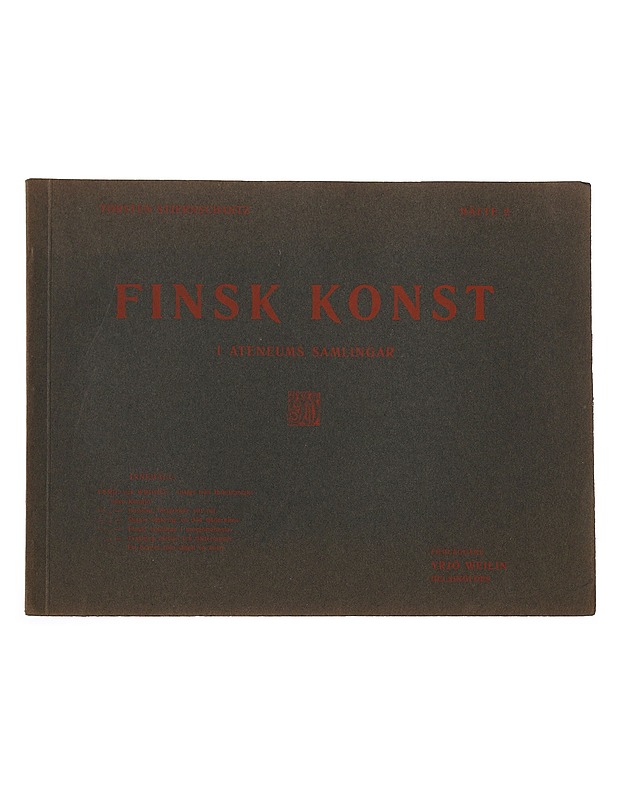 Finsk Konst: I Ateneums Samlingar: Hafte 2 - Torsten Stjernschantz - Lehdet - 10105480437 - 0