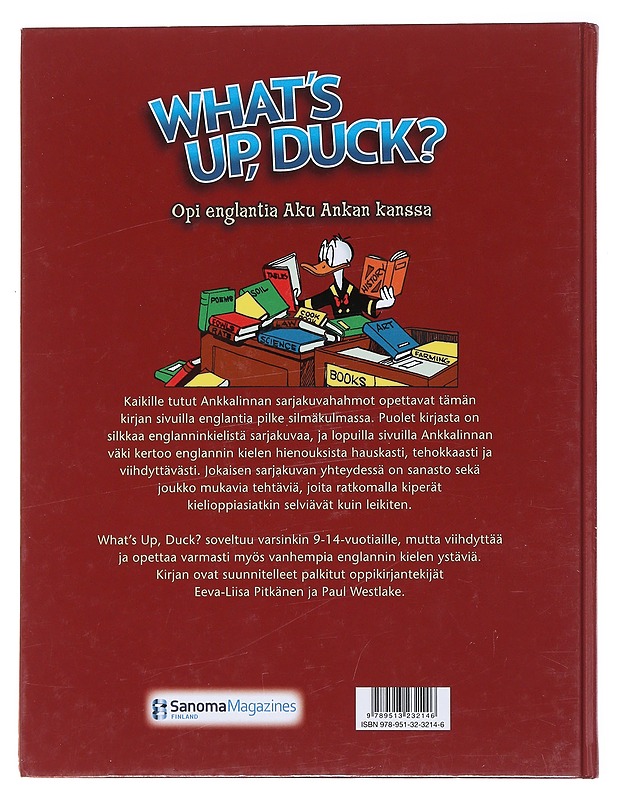What's up, duck? / opi englantia Aku Ankan kanssa - Pitkänen, Eeva-Liisa - Sarjakuvat - 10105480457 - 1