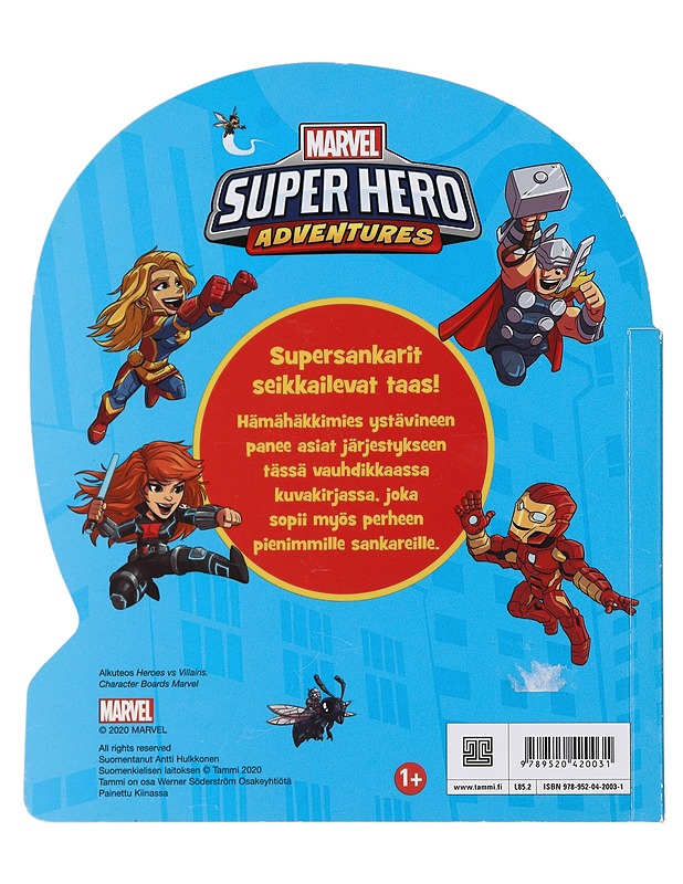 Sankarit ja konnat - Marvel - Lastenkirjat - 10105480484 - 1