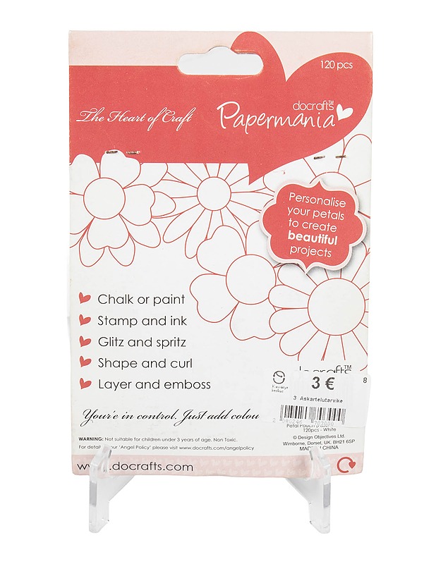 DOCRAFTS paperikukat, 120 kpl - Askartelu - 10105480517 - 1