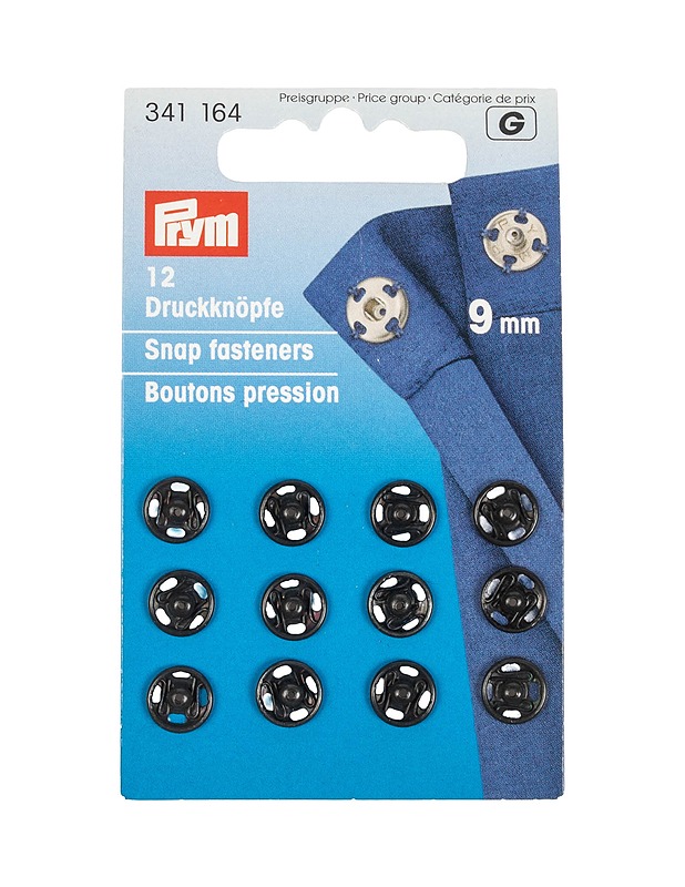 PRYM nepparit, 9 mm - Ompelu - 10105480560 - 0