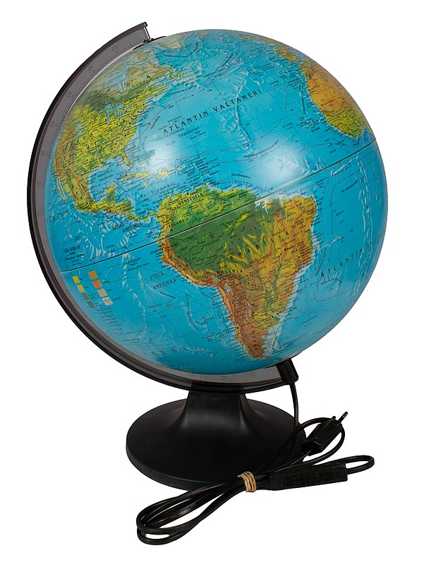 SCANGLOBE Valaiseva karttapallo - Valaisimet - 10105480610 - 1