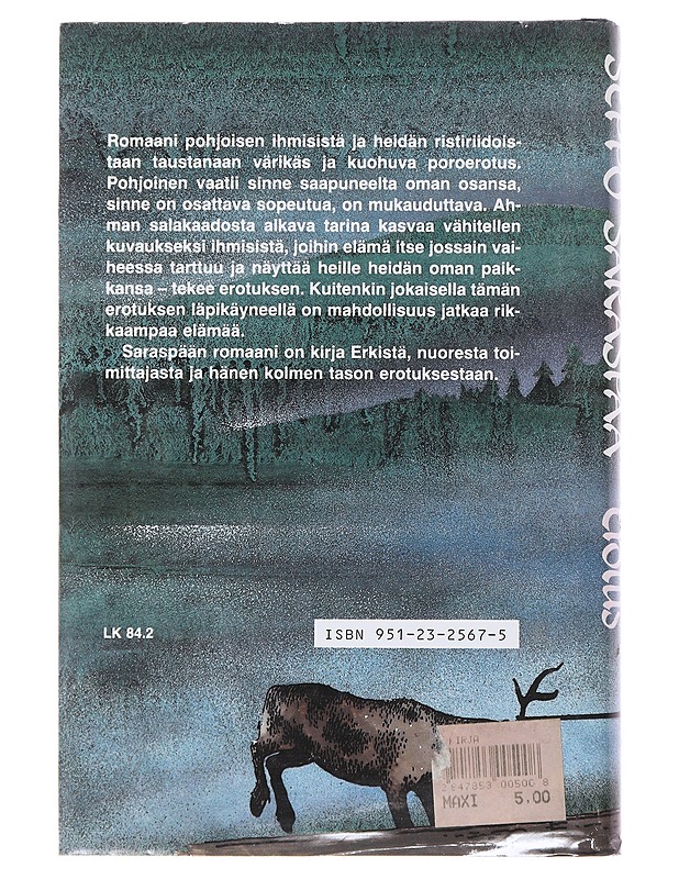 Erotus - Seppo Saraspää - Romaanit ja novellit - 10105480607 - 1