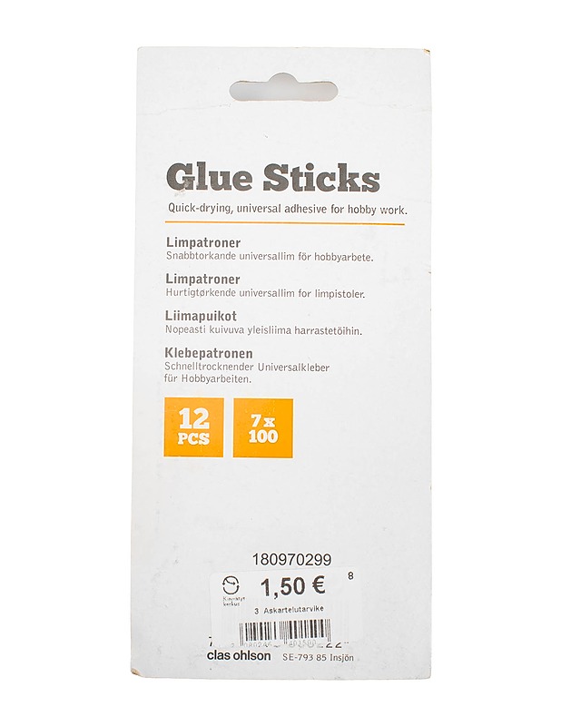 CLAS OHLSON liikimalleliimapuikkosarja - Askartelu - 10105480683 - 1