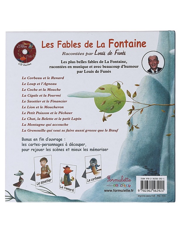 Les Fables de La Fontaine - Lastenkirjat - 10105480682 - 1