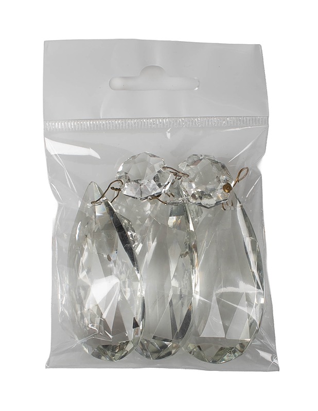 Lasikristalli, 3 kpl - Askartelu - 10105480688 - 0