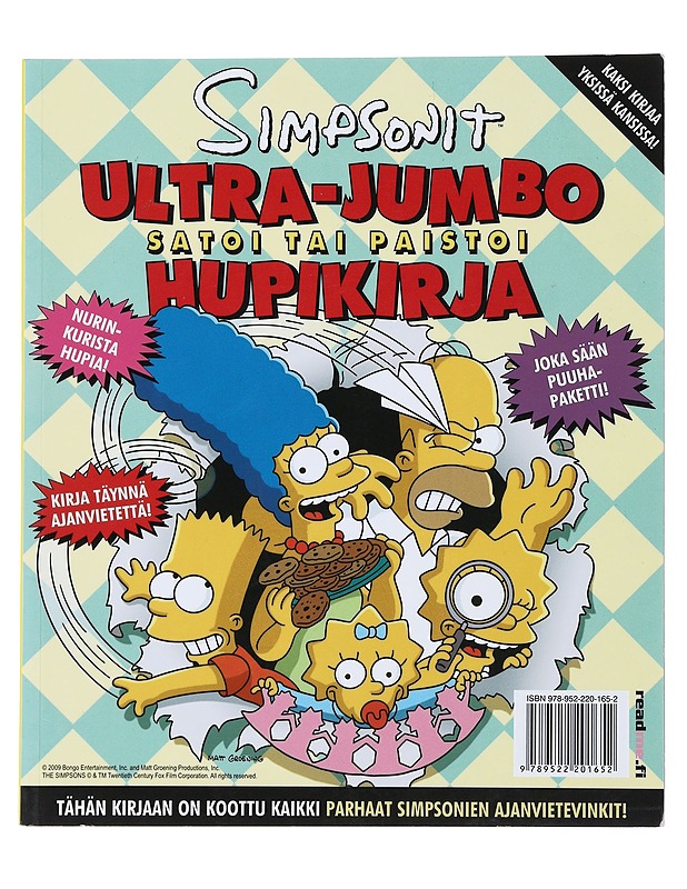 Simpsonit : puuhakirja kesäpäivien ratoksi ; Simpsonit : puuhakirja sadepäivien ratoksi - Groening, Matt - Nuorten kirjat - 10105480732 - 1