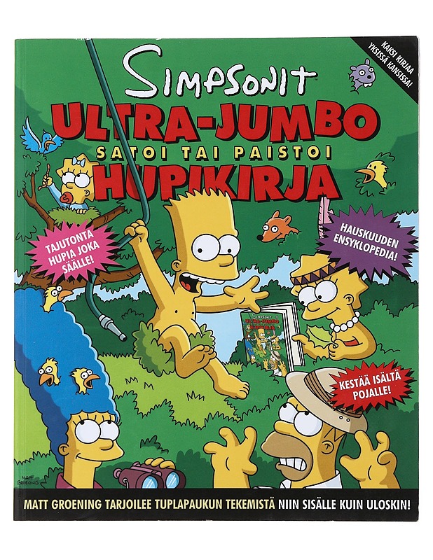 Simpsonit : puuhakirja kesäpäivien ratoksi ; Simpsonit : puuhakirja sadepäivien ratoksi - Groening, Matt - Nuorten kirjat - 10105480732 - 0