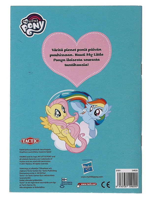 MY LITTLE PONY Vauhdikkaat ponit : värityskirja - Lastenkirjat - 10105480799 - 1