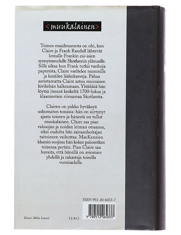 Muukalainen - Gabaldon, Diana - Romaanit ja novellit - 10105480841 - 1