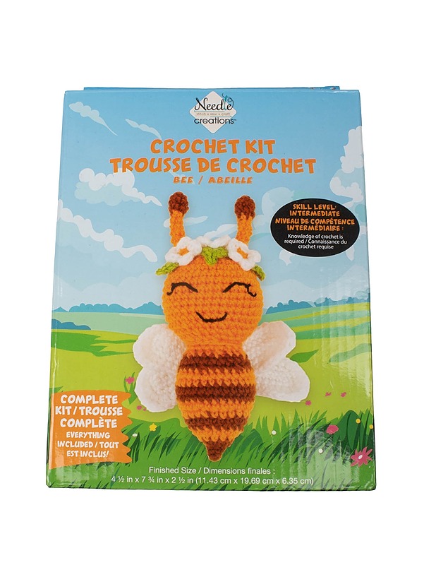 NEEDLE CREATIONS virkkaussetti, mehiläinen - Käsityö - 10105480846 - 0