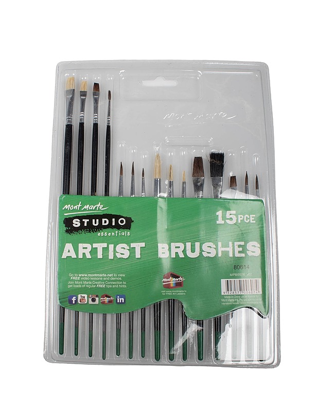 MONT MARTE Studio essentials sivellinsetti, 15 osaa - Askartelu - 10105480850 - 0