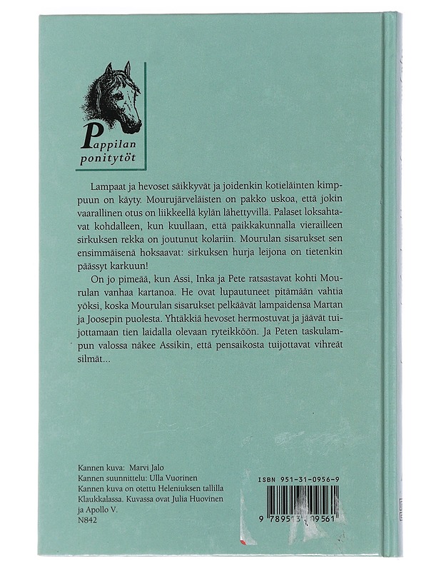 Pappilan ponitytöt ja sirkusleijona - Jalo, Merja - Nuorten kirjat - 10105480856 - 1