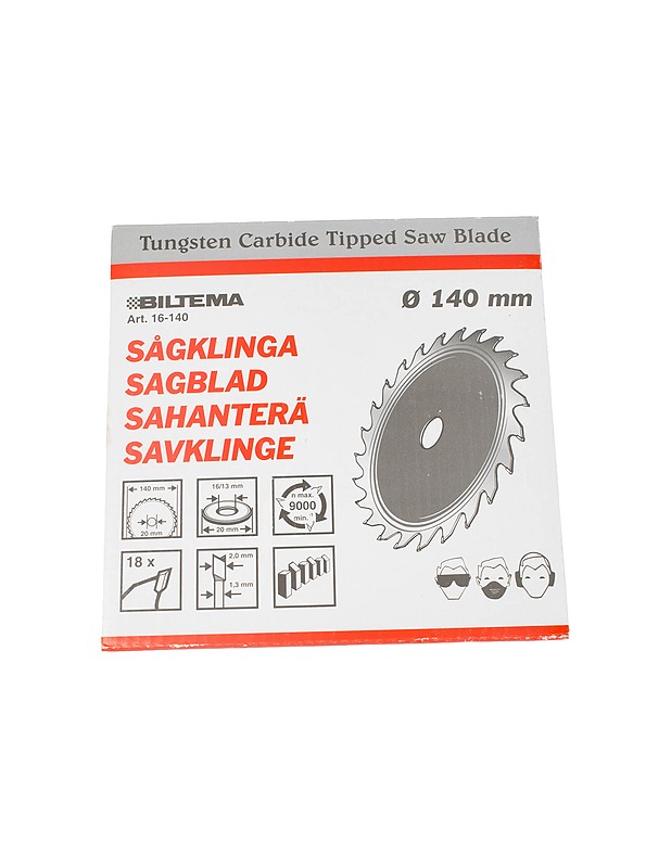BILTEMA 16-140 sahanterä - Rakennustarvikkeet - 10105480868 - 0