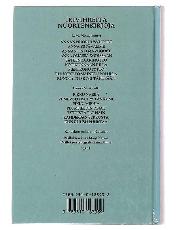 Kotikunnaan Rilla - Montgomery, L. M. - Nuorten kirjat - 10105480877 - 1