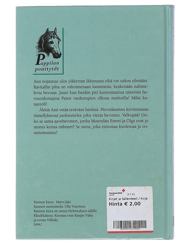 Pappilan ponitytöt ja valkopäähevonen - Jalo, Merja - Nuorten kirjat - 10105480875 - 1