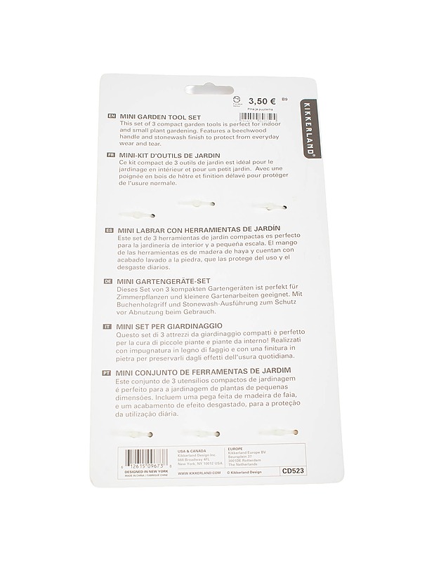 KIKKERLAND mini puutarhatyökalusetti - Muut urheiluvälineet ja vapaa-aika - 10105480911 - 1