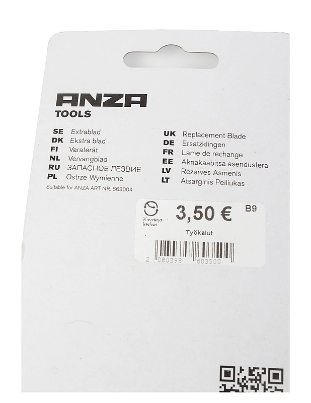 ANZA varaterät - Rakennustarvikkeet - 10105480935 - 2