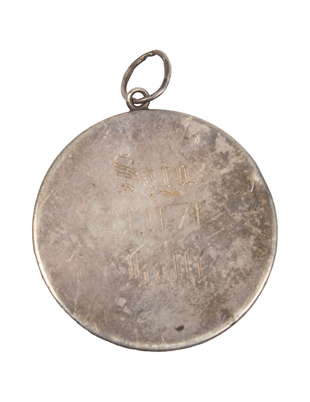 Hopeinen amuletti kivellä - Askartelu - 10105480979 - 1