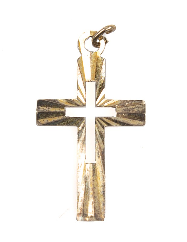 Hopeinen ristiamuletti - Askartelu - 10105480981 - 0