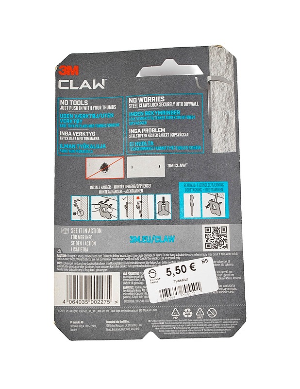 3M Claw taulukoukku - Rakennustarvikkeet - 10105480989 - 1
