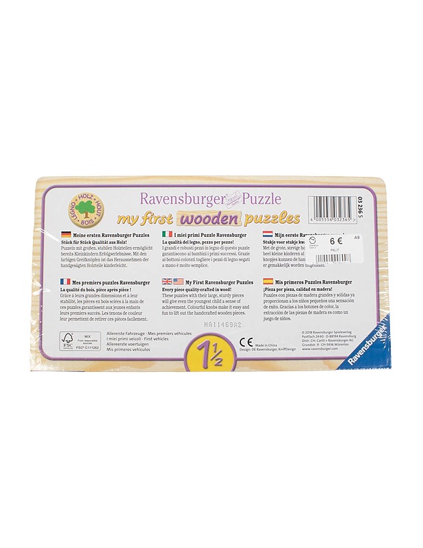 RAVENSBURGER nuppipalapeli, 5 palaa - Lasten palapelit - 10105480991 - 1