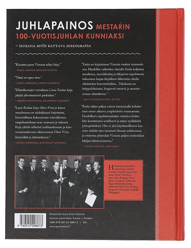 Olavi Virta ja hänen maailmansa - Lasse Erola - Historiakirjat - 10105480994 - 1