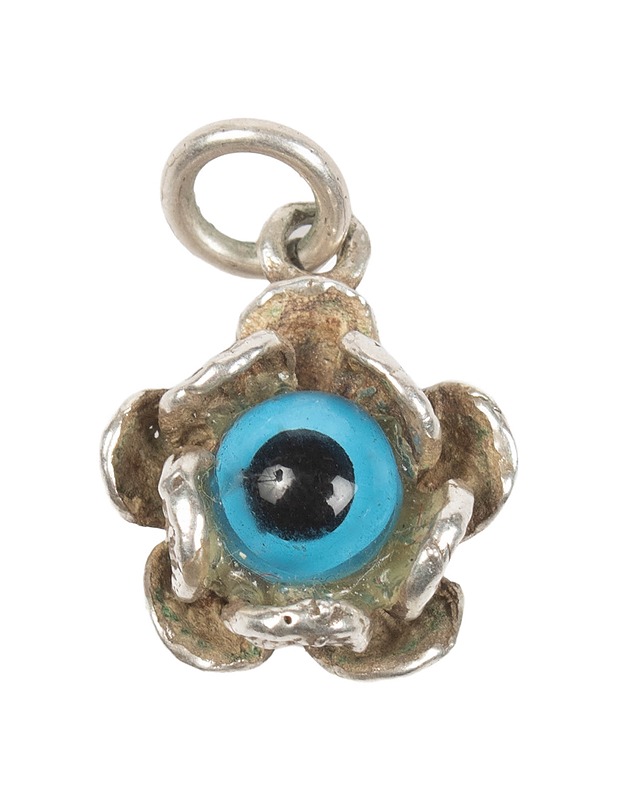 Hopeinen silmäamuletti - Askartelu - 10105480996 - 0