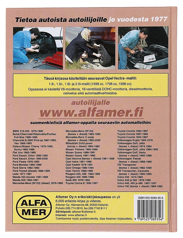 Opel Vectra 1988-1995 : korjausopas - Rendle, Steve - Tietokirjat ja oppaat - 10105481008 - 1