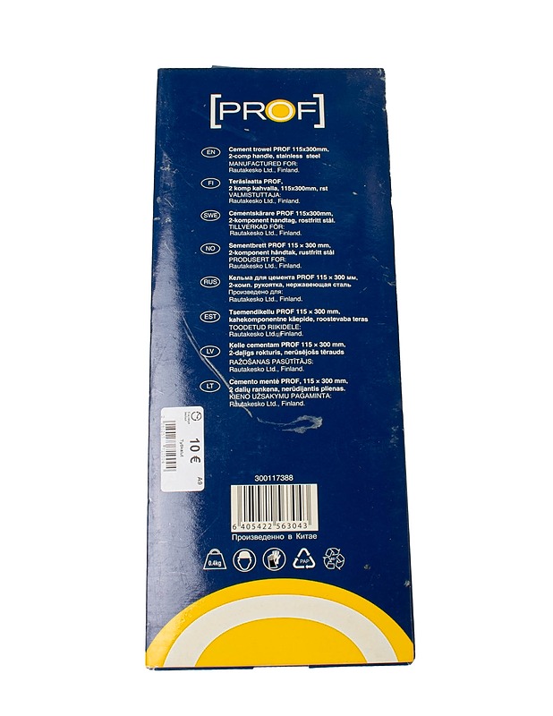 PROF  teräslaatta,115x300 mm - Rakennustarvikkeet - 10105481035 - 1
