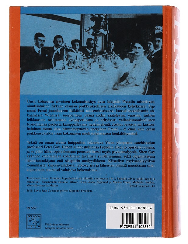 Freud - Gay, Peter - Elämäkerrat ja muistelmat - 10105481039 - 1