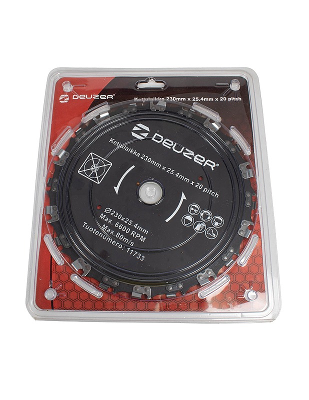 DEUZER ketjulaikka, 230 x 25,4 mm - Rakennustarvikkeet - 10105481047 - 0