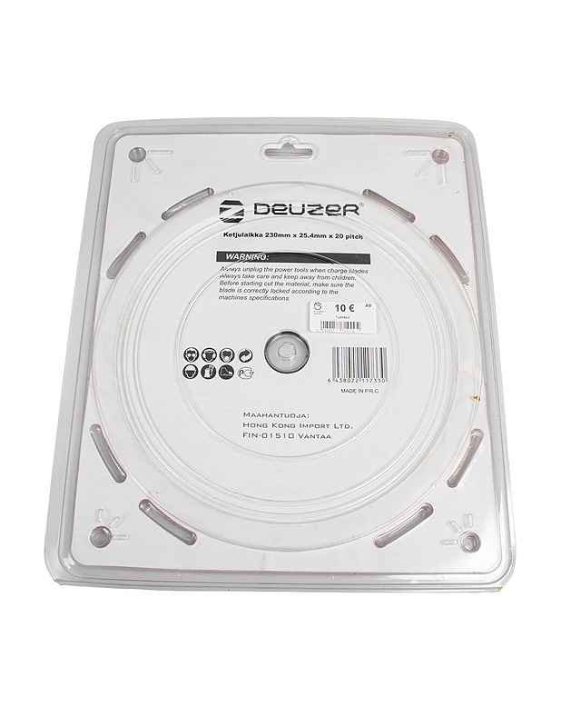 DEUZER ketjulaikka, 230 x 25,4 mm - Rakennustarvikkeet - 10105481049 - 1