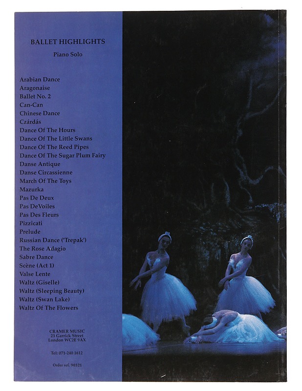 Ballet highlights : piano solo - Musiikki- ja elokuvakirjat - 10105481090 - 1