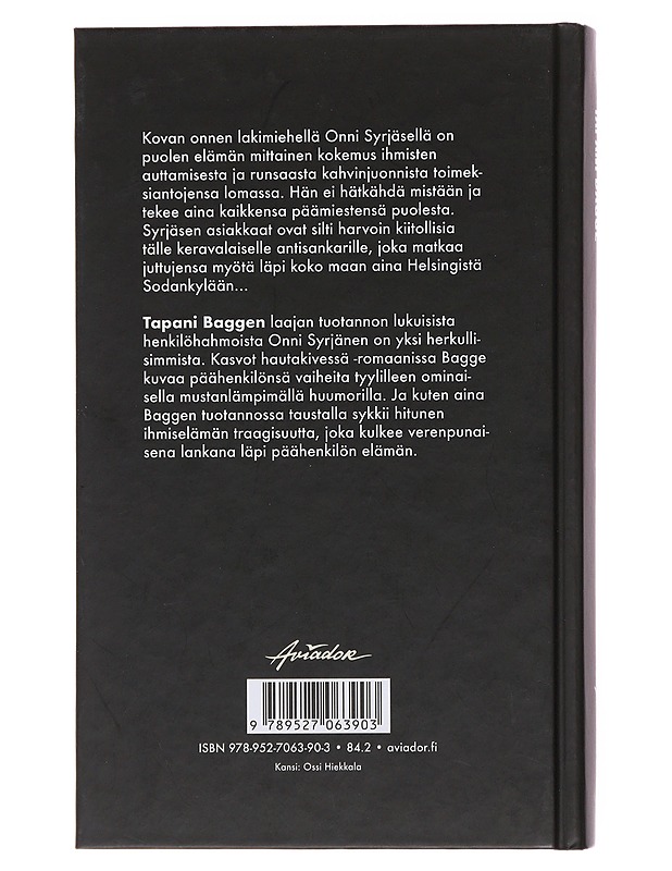 Kasvot hautakivessä - Tapani Bagge - Jännitys ja dekkarit - 10105481113 - 1