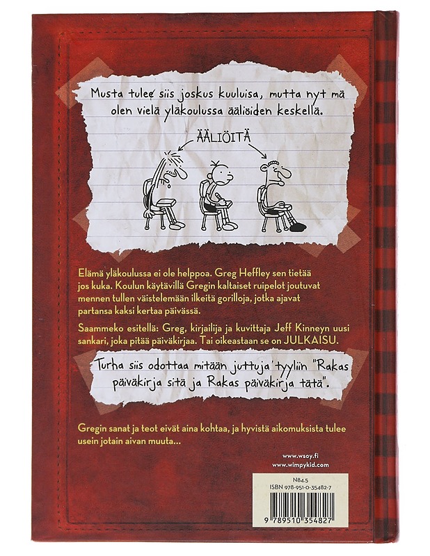 Neropatin päiväkirja : Greg Heffleyn julkaisu - Kinney, Jeff - Lastenkirjat - 10105481125 - 1