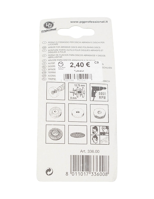 PG PROFESSIONAL teränpidike hioma- ja kiillotuslaikoille - Rakennustarvikkeet - 10105481158 - 1