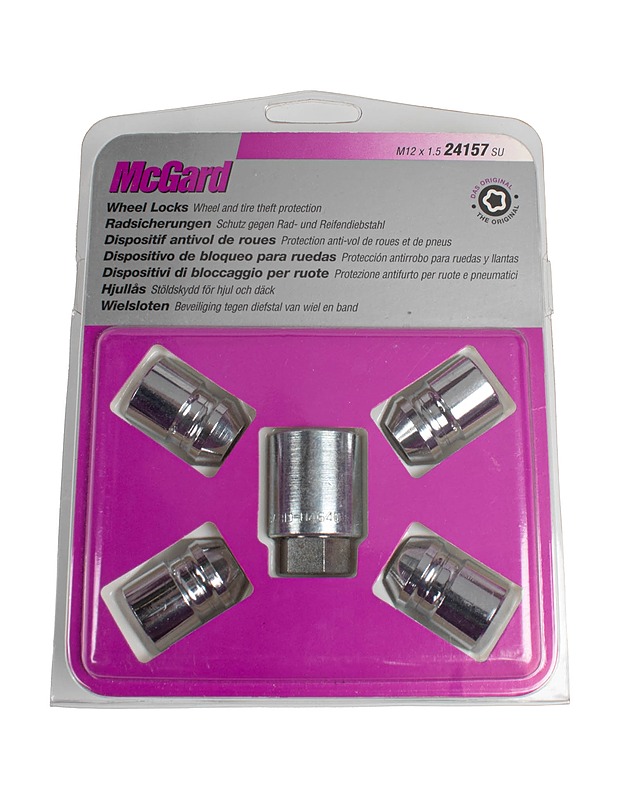 MCGARD Original 24157SU lukkopultit, 5 osaa - Muut urheiluvälineet ja vapaa-aika - 10105481171 - 0