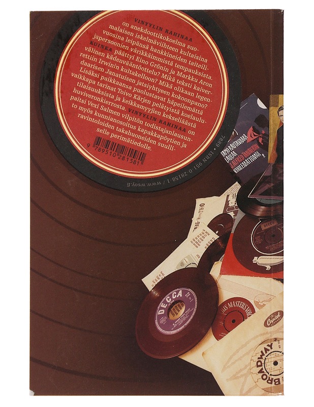 Vinyylin rahinaa - Salmi, Vexi - Elämäkerrat ja muistelmat - 10105481175 - 1