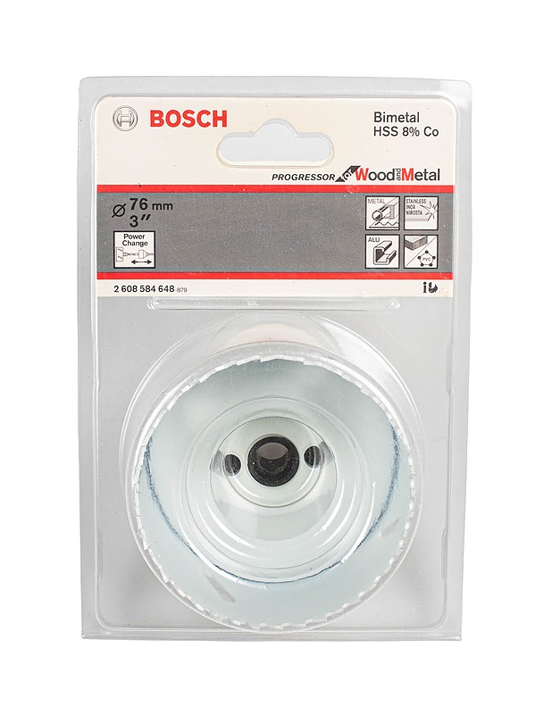 BOSCH reikäsaha, 76mm - Rakennustarvikkeet - 10105481177 - 0