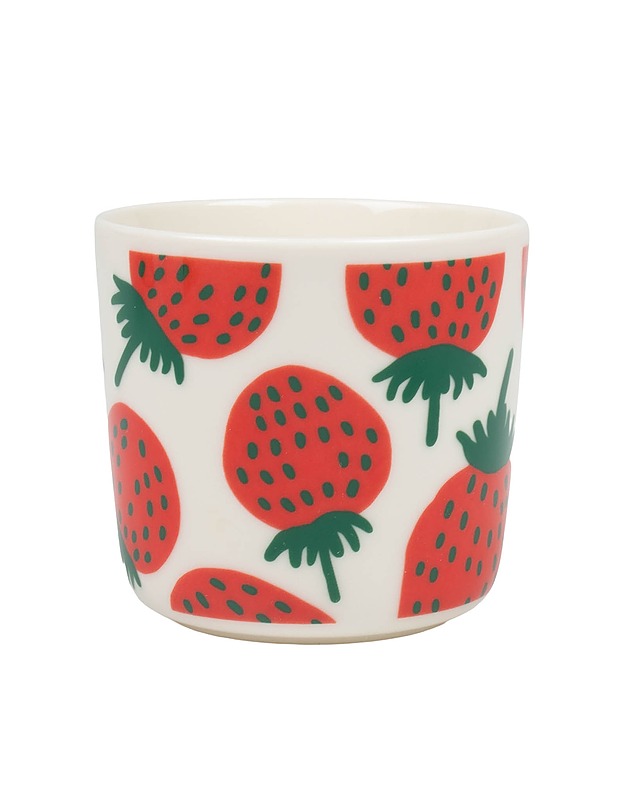 MARIMEKKO Oiva Mansikka korvaton kuppi - Mukit ja kahvikupit - 10105481189 - 1