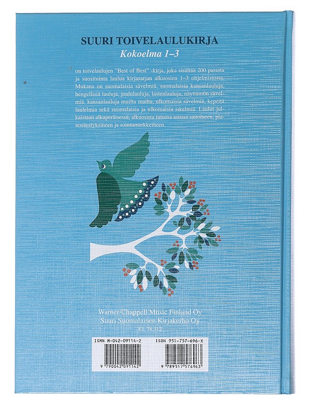 Suuri toivelaulukirja : kokoelma 1-3 - Henriksson, Raimo - Harrastekirjat - 10105481285 - 1