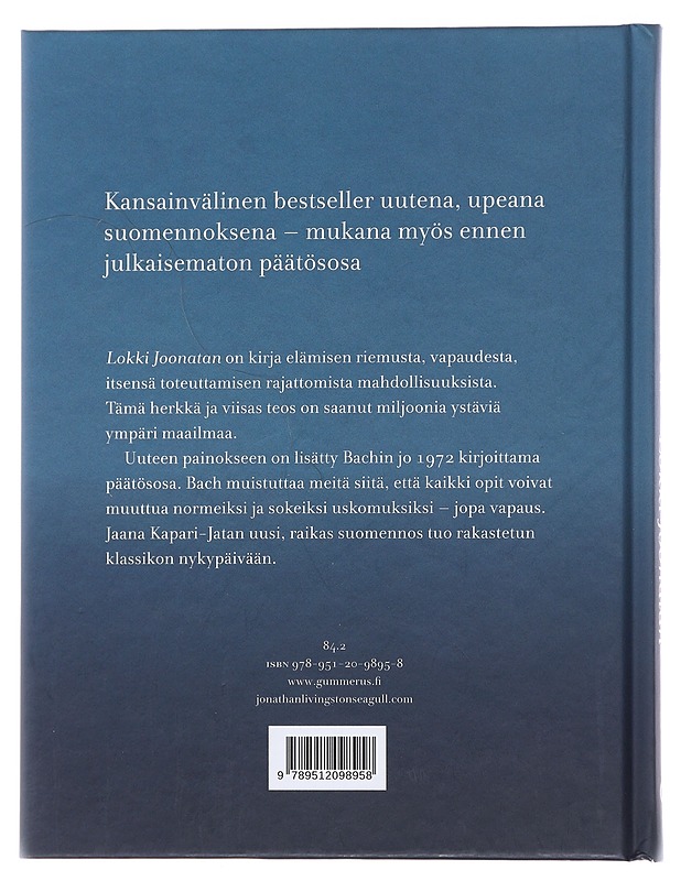 Lokki Joonatan - Bach, Richard - Romaanit ja novellit - 10105481291 - 1