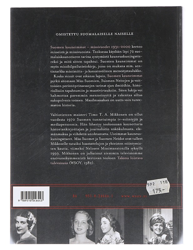 Suomen kauneimmat missivuodet 1931-2000 - Mikkonen, Timo T. A. - Tietokirjat ja oppaat - 10105481309 - 1
